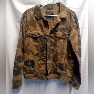 Denim & Flower Camo Jacket